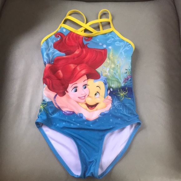 Disney Other - Disney Ariel swimsuit EUC 6/6x